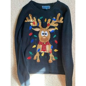 KAREN SCOTT - HOLIDAY REINDEER SWEATER